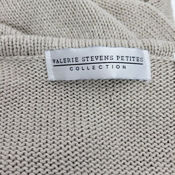 Valerie Stevens Petites Women's 100% Cotton Neutral Knit Tank Top in a Size PL - Picture 8 of 12